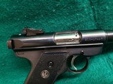 RUGER - STANDARD AUTO. MARK II. TARGET. BLUED. 7" BBL. W-ONE MAG & OWNERS MANUAL. MINTY BORE! MFG. IN 1987 - .22 LR - 13 of 22