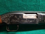 WINCHESTER - MODEL 12. 30" SIMMONS VENT RIB BARREL. BEAUTIFUL OGAWA STYLE ENGRAVING W-CARVED STOCK. MFG. IN 1941. MINTY BORE! - 12 GA - 10 of 22