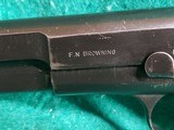 FM/FN BROWNING - HI POWER ARGENTINE CONTRACT PISTOL. 4.5" BBL. W-1 MAG. MFG. CIRCA LATE 80'S. VERY NICE! - 9MM - 14 of 16