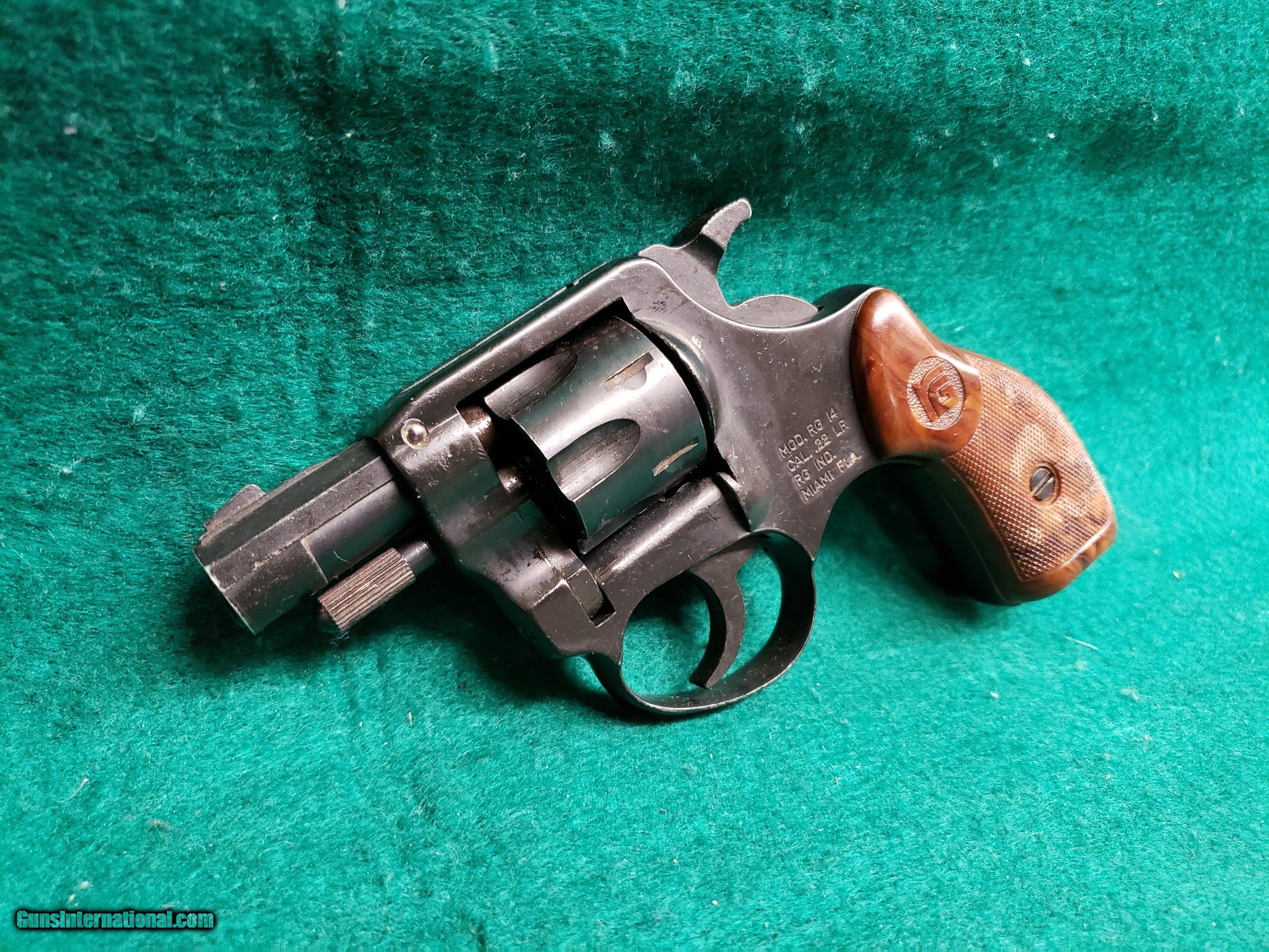 ROHM - RG14. DOUBLE ACTION POCKET REVOLVER. 1.75" BBL. 6-SHOT. SOLD AS ...