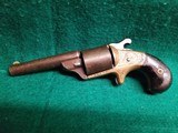 NATIONAL ARMS - MOORE'S TEAT-FIRE POCKET REVOLVER. CIVIL WAR ERA. MFG. CIRCA 1864-1870. ANTIQUE - .32 TEAT-FIRE - 2 of 10
