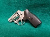 TAURUS - MODEL 85. STAINLESS. 5-SHOT. DOUBLE ACTION. W-CRIMSON TRACER LASER GRIPS. VERY NICE GUN! - .38 SPECIAL - 6 of 15