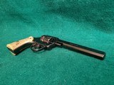 H&R - MODEL 929 SIDE-KICK. SLABSIDE 6" BARREL. 9-SHOT. DOUBLE ACTION. W-ORIGINAL GRIPS. VERY NICE! MFG. IN 1957 - .22 LR - 12 of 20