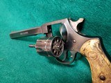 H&R - MODEL 929 SIDE-KICK. SLABSIDE 6" BARREL. 9-SHOT. DOUBLE ACTION. W-ORIGINAL GRIPS. VERY NICE! MFG. IN 1957 - .22 LR - 19 of 20