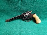 H&R - MODEL 929 SIDE-KICK. SLABSIDE 6" BARREL. 9-SHOT. DOUBLE ACTION. W-ORIGINAL GRIPS. VERY NICE! MFG. IN 1957 - .22 LR - 4 of 20