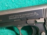 COLT - GOVERNMENT MODEL. MK IV/SERIES 80. BLUED. 3.25" BBL. W-MAG. VERY NICE! MFG. IN 1984 - .380 ACP - 10 of 16