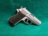 WALTHER - PPK/S. STAINLESS. 3.25" BBL. W-MAG. NICE GUN W/MINTY BORE! JAMES BOND PISTOL! MFG. CIRCA 1990'S - .380 ACP - 1 of 15
