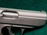 WALTHER - PPK/S. STAINLESS. 3.25" BBL. W-MAG. NICE GUN W/MINTY BORE! JAMES BOND PISTOL! MFG. CIRCA 1990'S - .380 ACP - 7 of 15