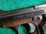 FIE/TITAN MFG. - TITAN ( TANFOGLIO GT27) PISTOL. BLUED. 2.5" BBL. W-MAGAZINE. MFG. CIRCA 1970'S. SOLD AS-IS - .25 ACP - 14 of 15