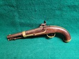 HENRY ASTON - MODEL 1842. US MILITARY CONTRACT. PERCUSSION PISTOL. MIDDLETOWN, CT. ANTIQUE. MFG. IN 1850 - .58 CALIBER BALL - 4 of 19