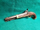 HENRY ASTON - MODEL 1842. US MILITARY CONTRACT. PERCUSSION PISTOL. MIDDLETOWN, CT. ANTIQUE. MFG. IN 1850 - .58 CALIBER BALL - 5 of 19