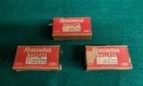 LOT OF 3 BOXES - VINTAGE REMINGTON .30-06 SPRG. 180 GR. JACKETED RELOADING BULLETS. PM,TH,MC.
