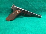 COLT-BULLSEYE MATCH TARGET WOODSMAN W/ ORIGINAL MAGAZINE-MFG.1941-.22 L.R.-BRIGHT FINISH AND FACTORY ELEPHANT EAR GRIPS- GREAT CONDITION APROX. 85% - 1 of 25