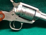 RUGER-NEW BEARCAT-.22 CAL-STAINLESS STEEL WITH A ROLLED STAMP CYLINDER - 3 of 18