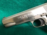 COLT - GOVERNMENT MODEL 1911. MK IV/SERIES' 80. STAINLESS. W/MAG. VERY NICE! - .45 ACP - 7 of 10