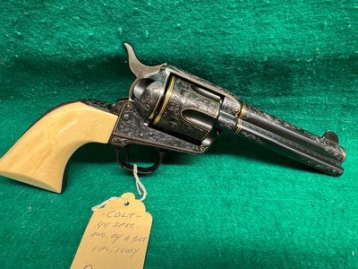 colt single action army .44 special engraved by angelo bee - Image 8 of 16