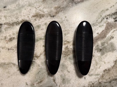 Buffalo horn buttplates