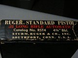 old ruger standard auto pistol box - 3 of 4