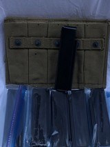 NOS Auto Ordnance Thompson 5 stick mag pouch with 5 20 round stick mags - 3 of 4