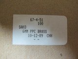 sako 6mm ppc brass - 1 of 3