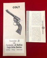" PENDING SALE" Colt Peacemaker 22lr - 3 of 15