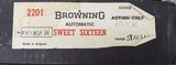 "Belgium" Browning A5 Sweet Sixteen 16Ga ( RARE ) Euro Market - 4 of 24