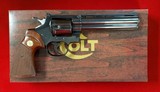 Colt Python 6" BLUE 357mag Box and Papers - 1 of 25