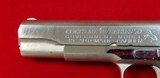 '' SOLD '' Colt Government Series 70 Nickel - 14 of 14