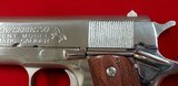 '' SOLD '' Colt Government Series 70 Nickel - 13 of 14