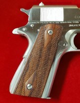 '' SOLD '' Colt Government Series 70 Nickel - 3 of 14
