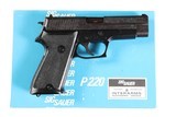 SIG SAUER P220 45acp W GERMAN MADE
BOX & PAPERS - 1 of 9