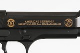 BERETTA
M9
FIRST DECADE AMERICA'S DEFENDER
ARMY,NAVY,AIR FORCE,MARINES
CRIMSON TRACE LASER GRIP - 4 of 14