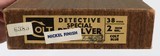 COLT
DETECTIVE SPECIAL
NICKEL
5 SHOT
2"
38SPL
WOOD GRIPS
FACTORY BOX - 11 of 11