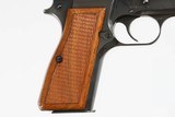BROWNING
HI POWER
BLUED
5"
9MM
DIAMOND CHECKERED GRIPS
MFD YEAR 1969 - 3 of 12