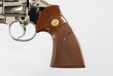 "SOLD" COLT PYTHON
6"
NICKEL 357 MAG
WOOD GRIPS
MFD YEAR 1974
BOX AND PAPERWORK - 6 of 15