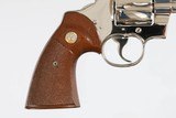 "SOLD" COLT PYTHON
6"
NICKEL 357 MAG
WOOD GRIPS
MFD YEAR 1974
BOX AND PAPERWORK - 2 of 15