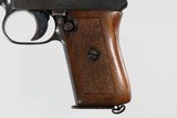 MAUSER
1910
6.35
BLUED
3"
WOOD GRIPS
8 SHOT
25ACP
VERY GOOD - 5 of 11