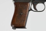 MAUSER
1910
6.35
BLUED
3"
WOOD GRIPS
8 SHOT
25ACP
VERY GOOD - 2 of 11