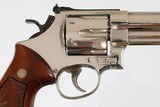 SMITH & WESSON29-5NICKEL6"44 MAG6 SHOTDIAMOND CHECKERED WOODEXCELLENT - 1 of 13