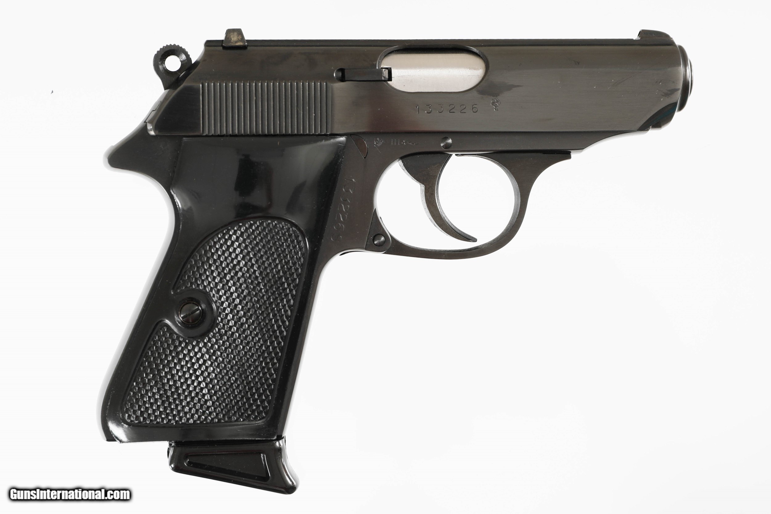 WALTHER PPK/S 22LR NON IMPORT MARKED EAGLE OVER ''N'' SLIDE AND FRAME ...