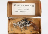 SMITH & WESSON
34-1
NICKEL
2"
22L.R
WOOD GRIPS
BOX AND PAPERWORK - 1 of 12