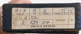 SMITH & WESSON
19-3
BLUED
6"
357 MAG
WOOD GRIPS
BOX/PAPERWORK
EXCELLENT - 16 of 16