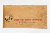 "SOLD" COLTPEACEMAKER22/22 MAGBLUED/CAS HARDENED4 1/4"1975BOX / PAPERWORK - 3 of 14