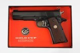 COLT1911 NATIONAL MATCH70 SERIESBLUED5"45 ACP7 ROUNDEXCELLENTBOX AND PAPERS - 1 of 12