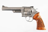 SMITH & WESSON657STAINLESS6 ROUND41 MAG6"CHECKERED WOODEXCELLENTTARGET TRIGGER , HAMMERNO BOX - 4 of 11
