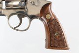 SMITH & WESSONPRE 27 (RARE)NICKEL3 1/2"357 MAG6 ROUNDWOOD GRIPS - 5 of 12
