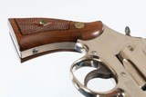 SMITH & WESSONPRE 27 (RARE)NICKEL3 1/2"357 MAG6 ROUNDWOOD GRIPS - 9 of 12