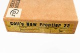 COLT
NEW FRONTIER
BLUED
6"
22/22MAG
6 ROUND
POLYMER GRIPS
EXCELLENT
1971 - 13 of 15