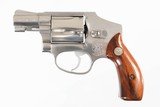 SMITH & WESSON
640 CENTENNIAL
STAINLESS
2"
38SPL
WOOD GRIPS
EXCELLENT
BOX/PAPERS - 4 of 12