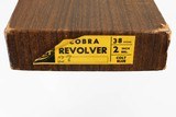 COLT
COBRA
BLUED
2"
38SPL
6 ROUD
WOOD GRIPS
VERY GOOD
1967
BOX - 15 of 15